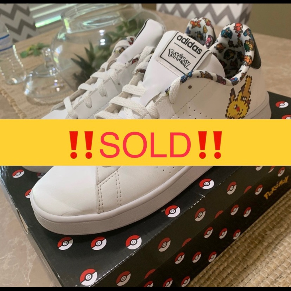 ‼️SOLD‼️ Adidas Pokemon Pikachu Kids Tennis 💛
